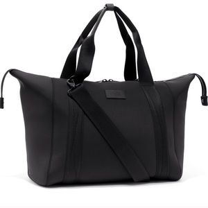 DAGNE DOVER Large Black Neoprene Duffle Bag